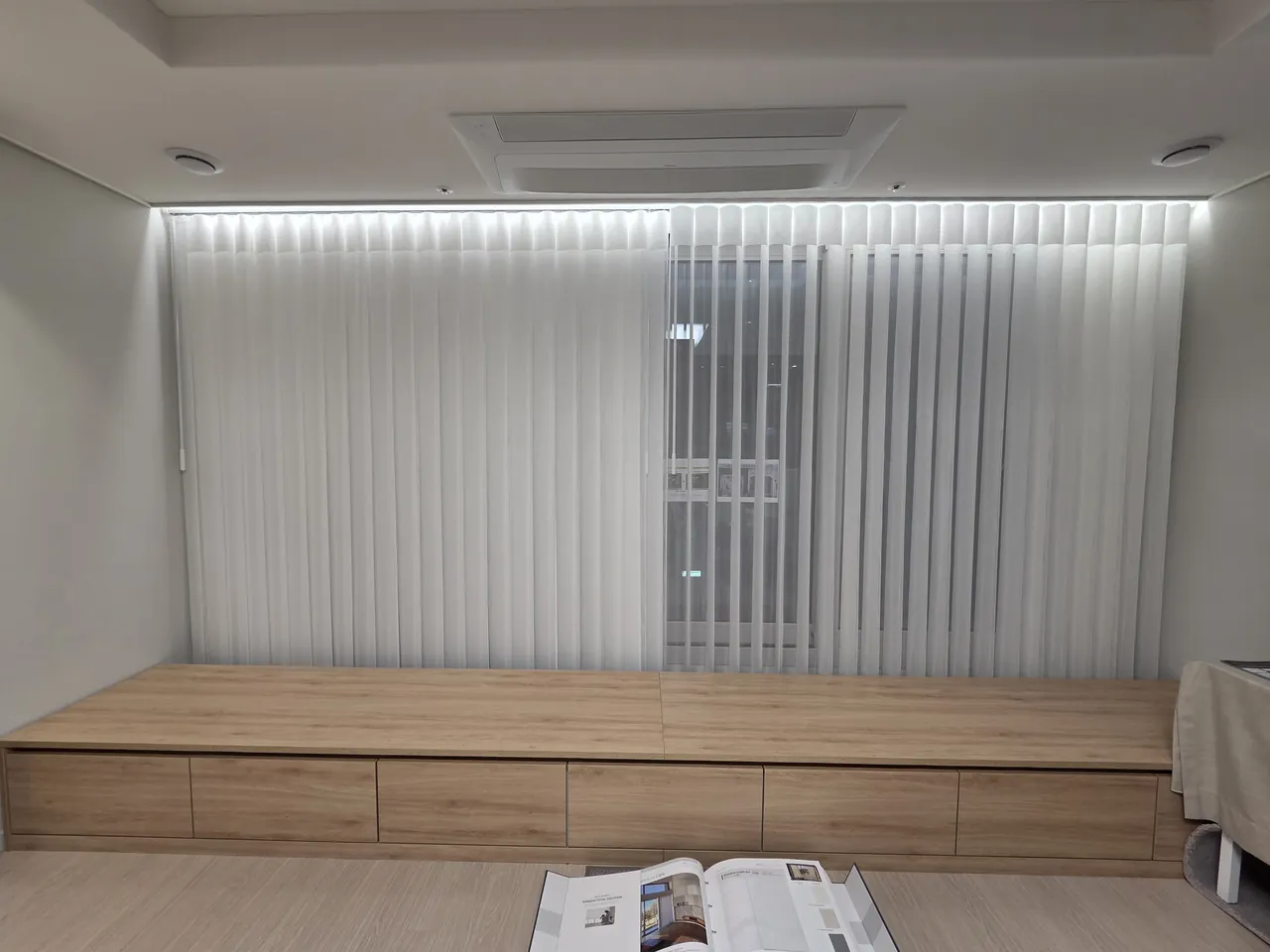 동천동 초저소음 전동 커튼/블라인드